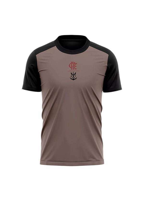 Braziline - Camisa Braziline Flamengo Avenca Masculina Marrom