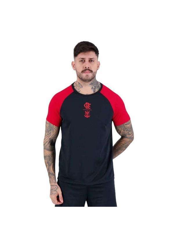 Braziline - Camisa Braziline Flamengo Correnteza Masculina Preto
