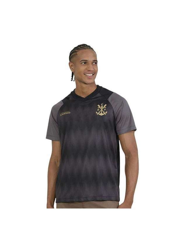 Braziline - Camisa Braziline Flamengo Energia Masculina Preto