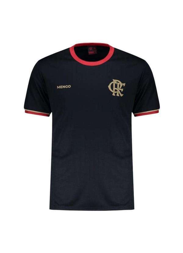 Braziline - Camisa Braziline Flamengo Mistura Masculina Preto