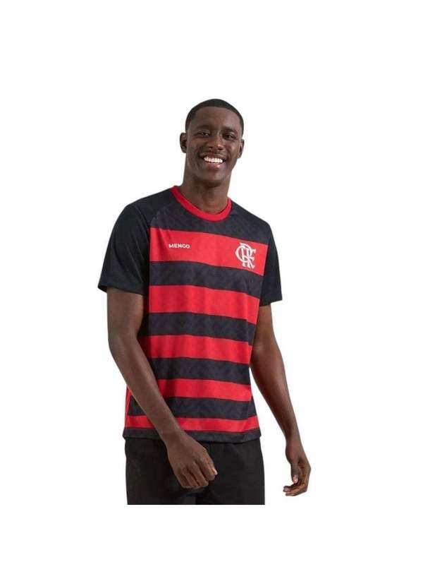 Braziline - Camisa Braziline Flamengo Principia Masculina Vermelho