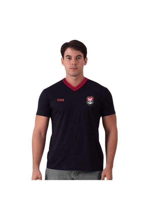 Braziline - Camisa Braziline Flamengo Ship Masculina Preto