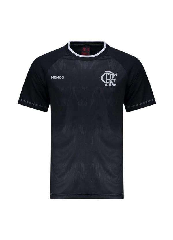 Braziline - Camisa Braziline Flamengo Trama Masculina Preto