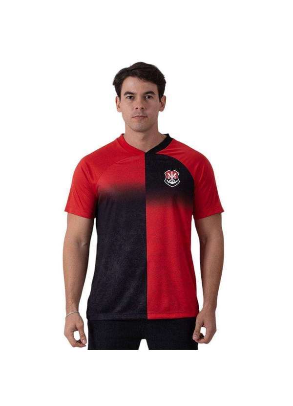 Braziline - Camisa Braziline Flamengo Vintem Masculina Preto
