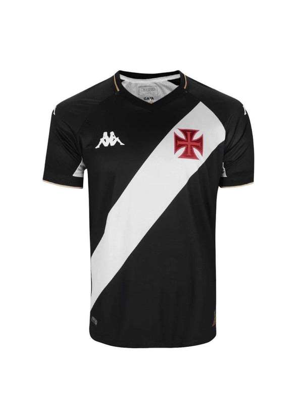 Kappa - Camisa Kappa Vasco da Gama I 2023/24 Masculina Preto