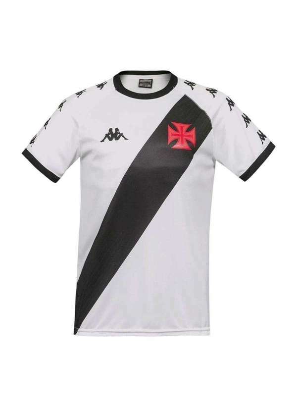 Kappa - Camisa Kappa Vasco da Gama Supporter Class Masculina Branco