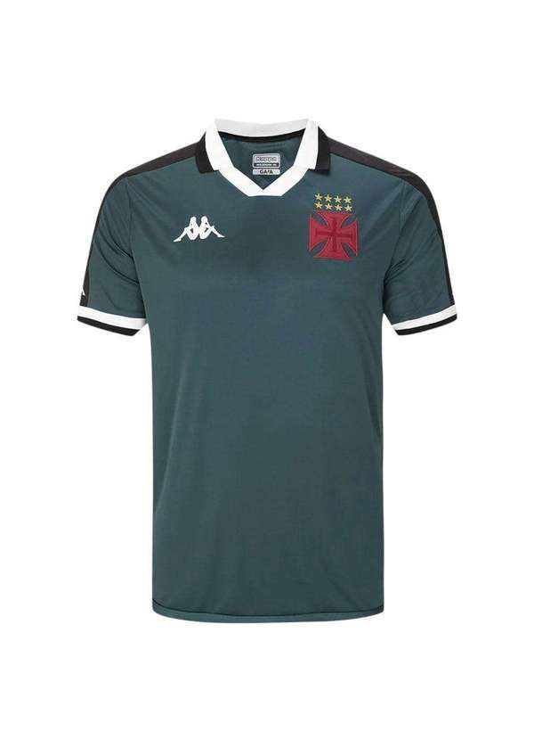 Kappa - Camisa Kappa Vasco Goleiro 2024/25 Plus Size Masculina Verde