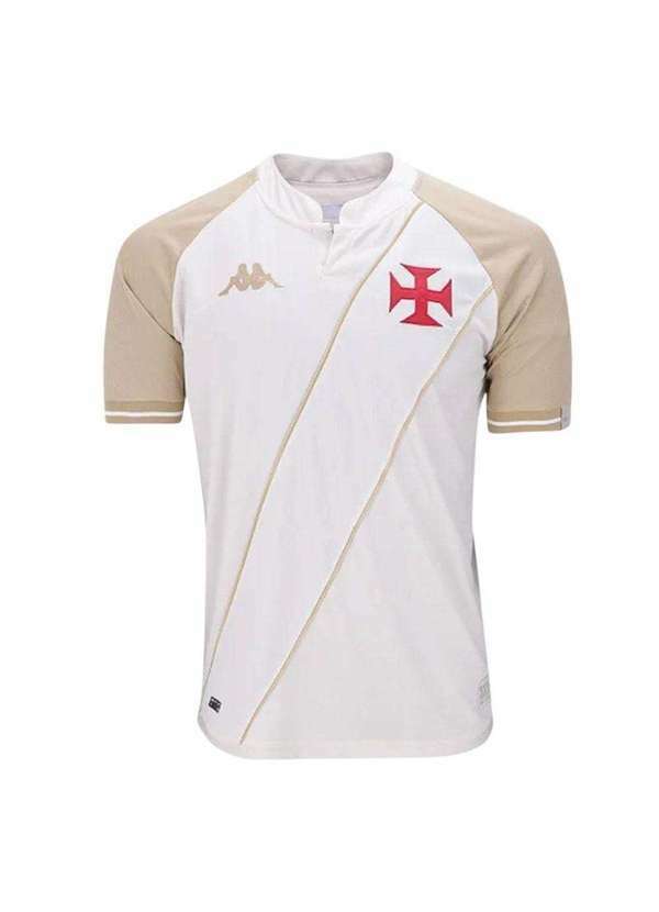 Kappa - Camisa Kappa Vasco Iii 2024/25 Masculina Bege