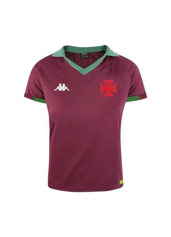 Kappa - Camisa Kappa Vasco Supporter Heritage Masculina Vermelho