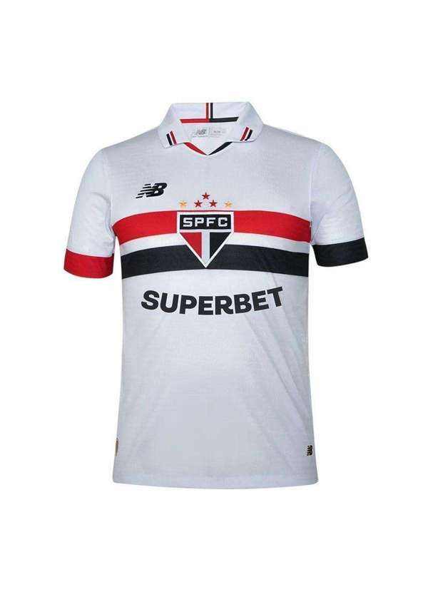New Balance - Camisa New Balance São Paulo 2024/25 Jogador Masculina Branco