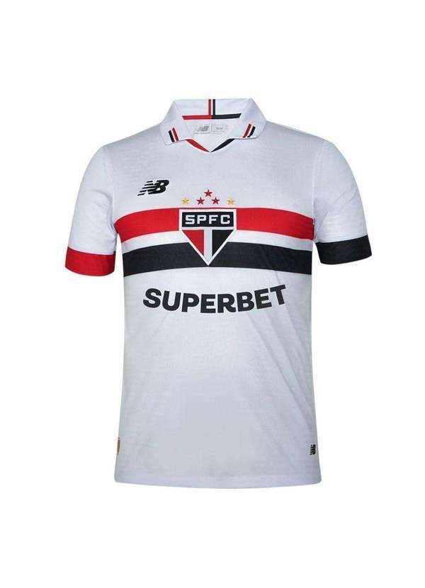 New Balance - Camisa New Balance São Paulo 2024/25 Torcedor Masculina Branco
