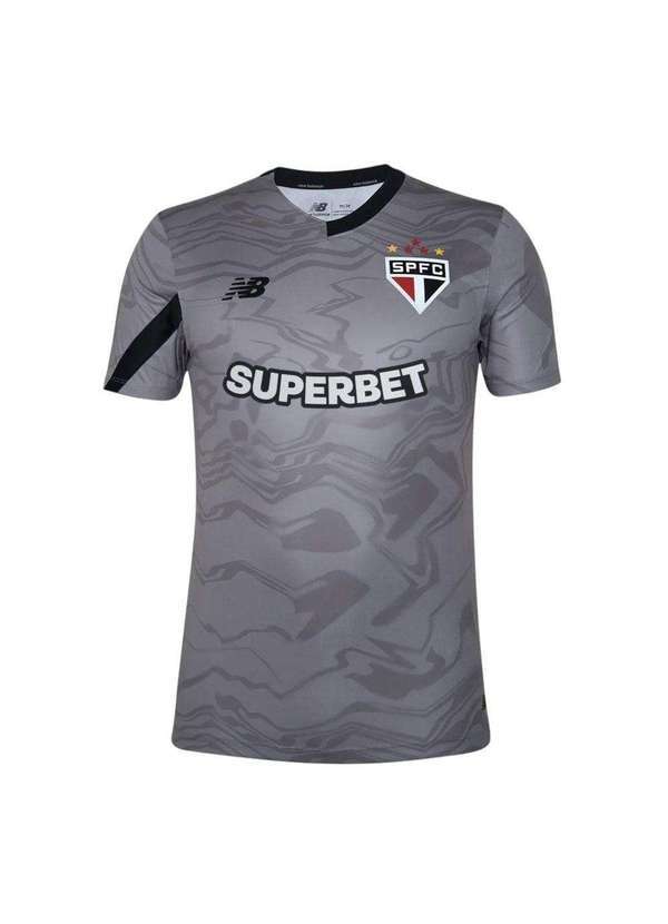 New Balance - Camisa New Balance São Paulo Goleiro 2024/25 Masculina Cinza