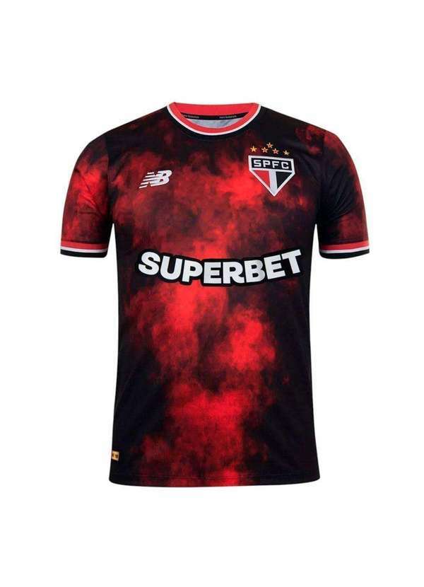 New Balance - Camisa New Balance São Paulo Iii Torcedor 2024/25 Masculina Preto