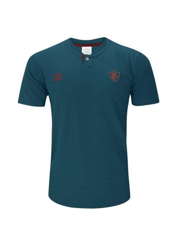 Umbro - Camisa Polo Umbro Fluminense Viagem 2024/25 Masculina Verde