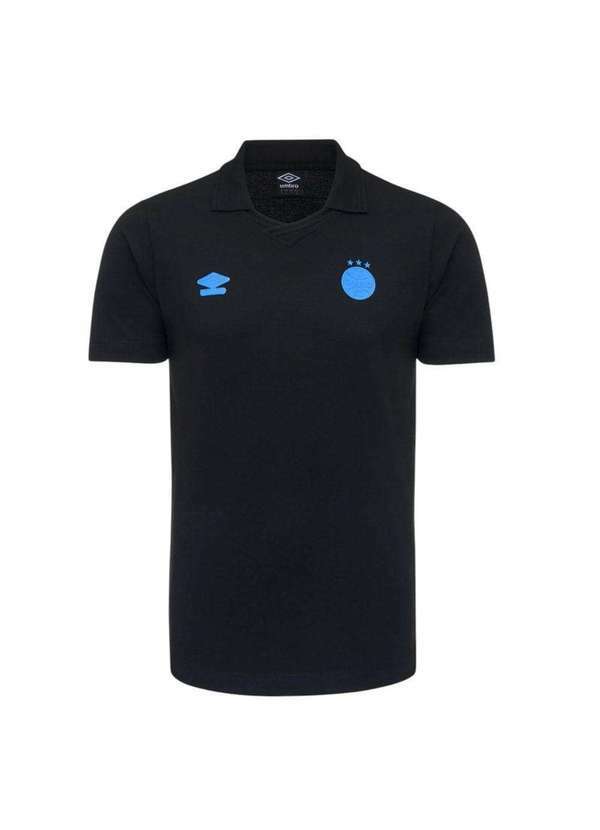 Umbro - Camisa Polo Umbro Grêmio Viagem 2025 Masculina Preto