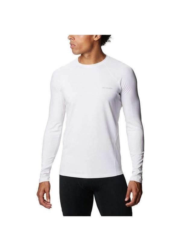 Columbia - Camisa Térmica Columbia Midweight Stretch Long Sleeve Masculina Branco