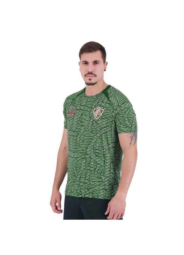 Umbro - Camisa Umbro Fluminense Aquecimento 2024/25 Masculina Verde