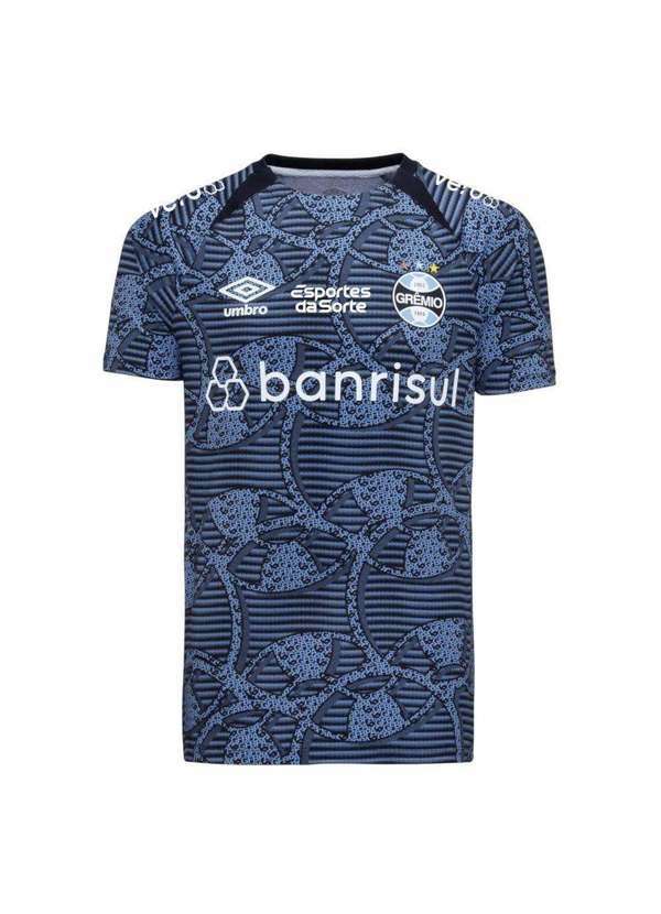 Umbro - Camisa Umbro Grêmio Aquecimento 2024/25 Masculina Azul