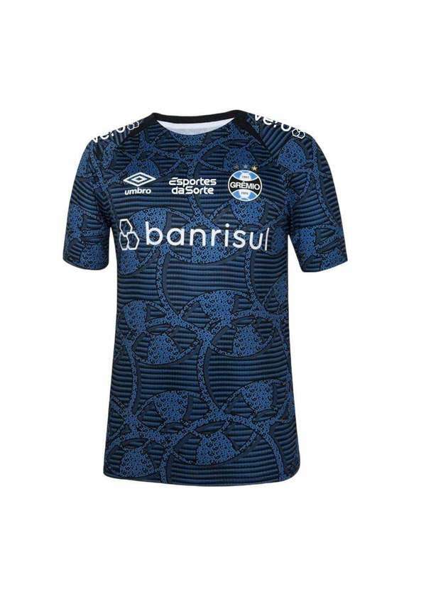 Umbro - Camisa Umbro Grêmio Aquecimento 2024/25 Masculina Azul