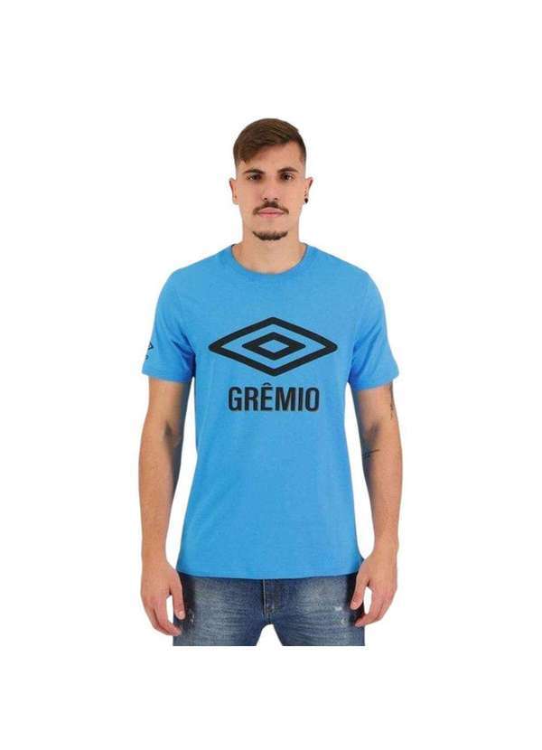 Umbro - Camisa Umbro Grêmio Graphic Fan Masculina Azul