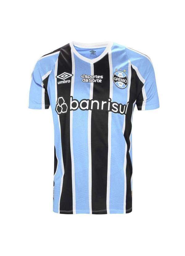Umbro - Camisa Umbro Grêmio I 2024/25 Jogador Masculina Azul