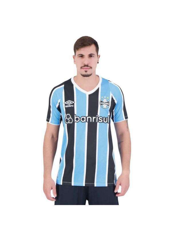 Umbro - Camisa Umbro Grêmio I 2024/25 Masculina Preto