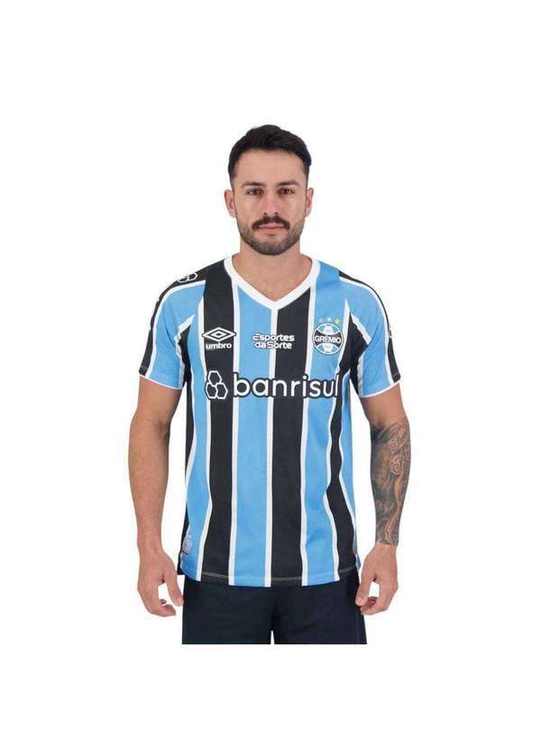 Umbro - Camisa Umbro Grêmio I 2024/25 Azul