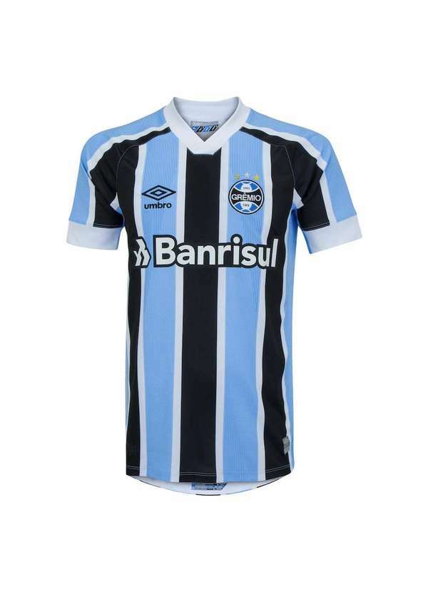 Umbro - Camisa Umbro Grêmio Oficial I 2021 Masculina Azul