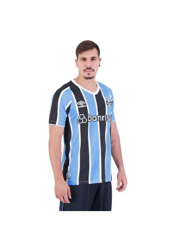 Umbro - Camisa Umbro Gremio Oficial I 2024/25 Masculina Azul