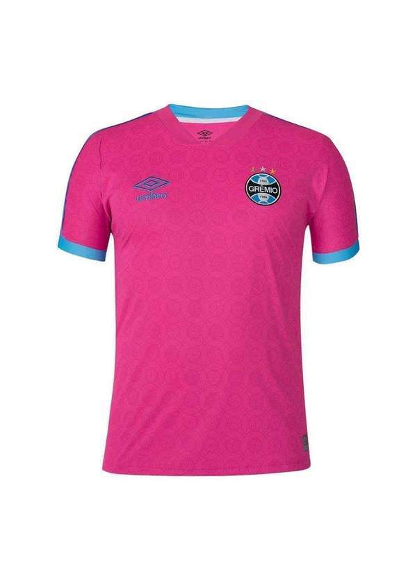Umbro - Camisa Umbro Grêmio Outubro Rosa 2023 Masculina Rosa