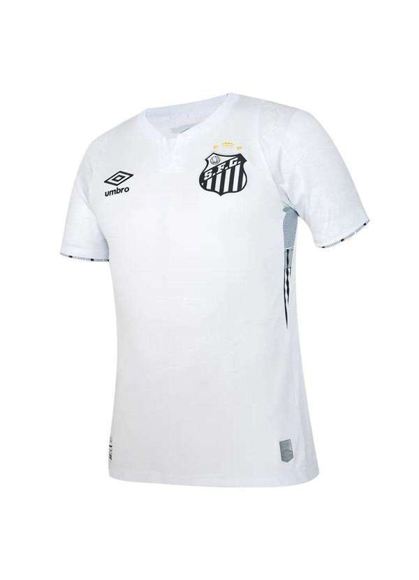 Umbro - Camisa Umbro Santos Oficial I 2024/25 Masculina Branco
