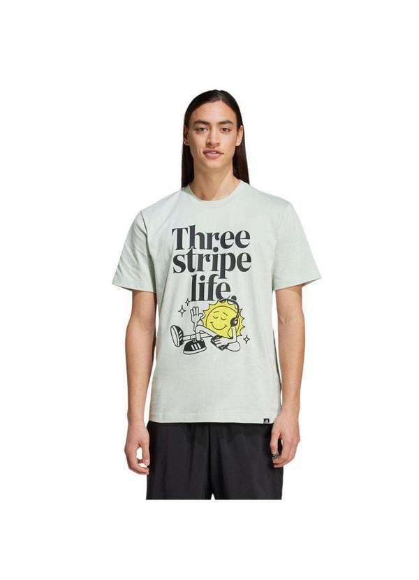 Adidas - Camiseta Adidas Graphic Masculina Verde