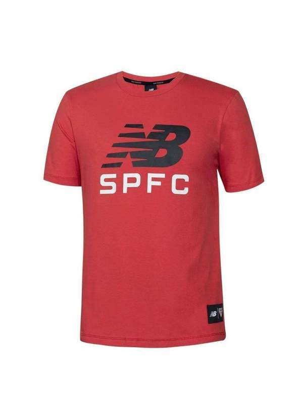 New Balance - Camiseta New Balance São Paulo Masculina Vermelho