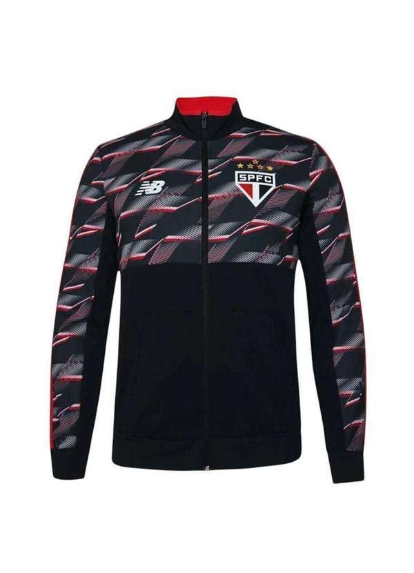 New Balance - Jaqueta New Balance São Paulo Pré Jogo 2024/25 Masculina Preto