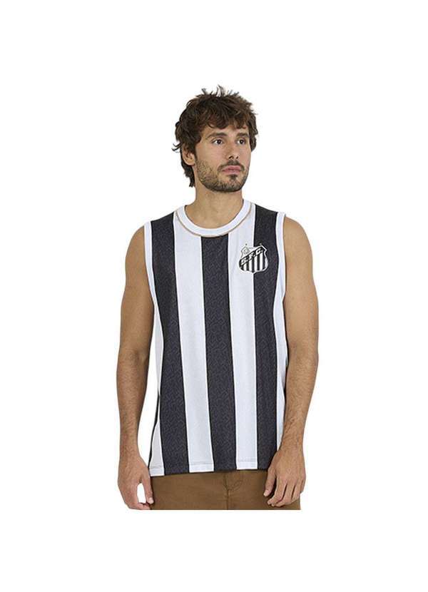 Braziline - Regata Braziline Santos Presença Masculino Preto