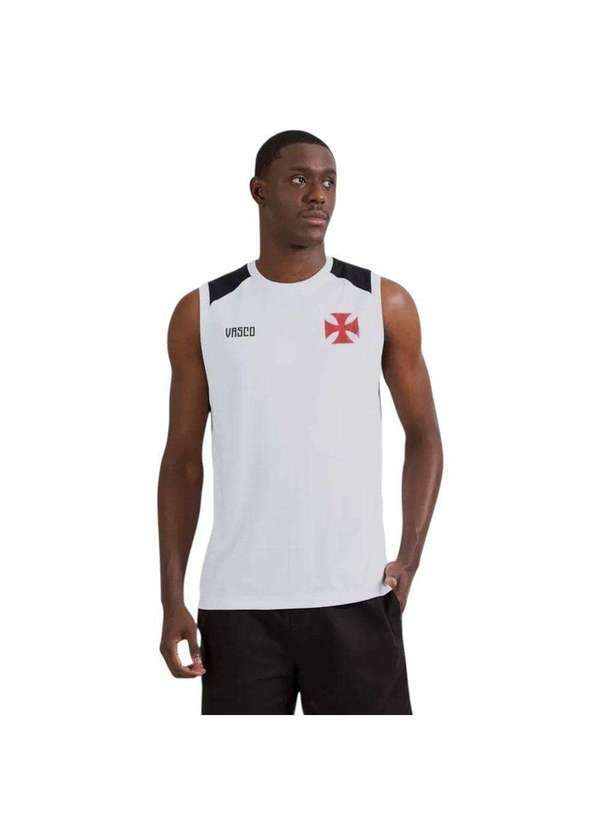 Braziline - Regata Braziline Vasco Tear Masculina Branco