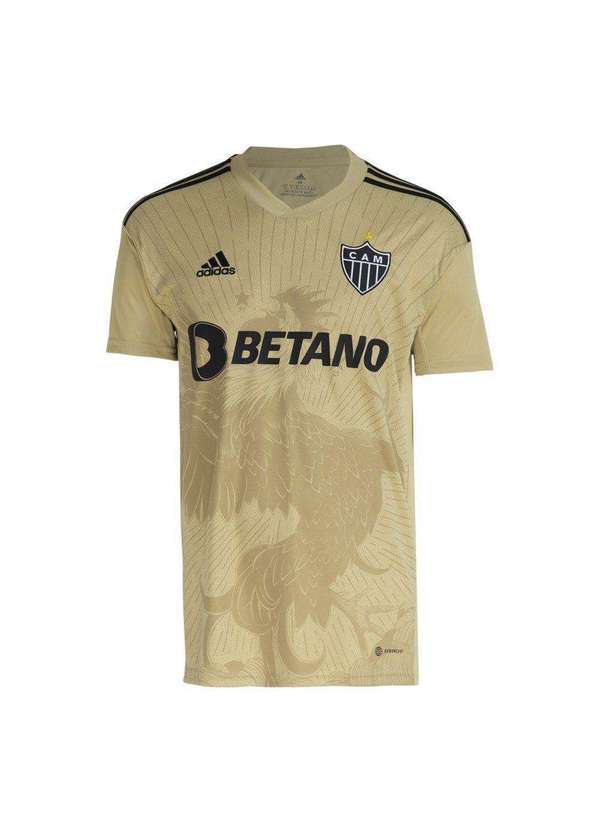 Adidas - Camisa Adidas Atlético Mineiro Iii 2022/23 Masculina Dourado