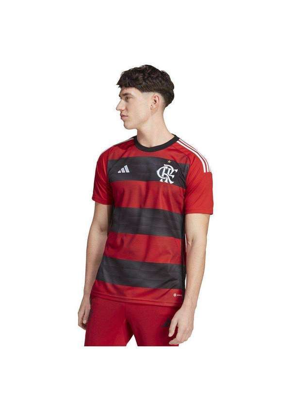 Adidas - Camisa Adidas Cr Flamengo I 2023/24 Masculina Vermelho