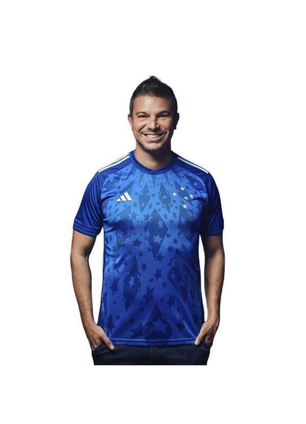 Adidas - Camisa Adidas Cruzeiro I 2024/25 Masculina Azul