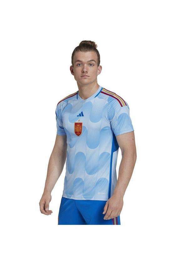 Adidas - Camisa Adidas Espanha Ii 2022 Masculina Azul