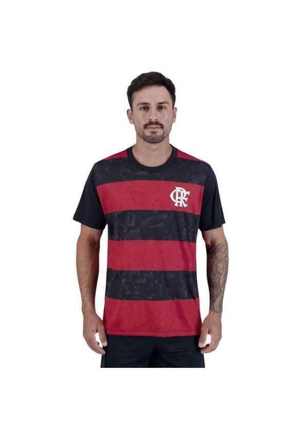 Braziline - Camisa Braziline Flamengo Torcer Masculina Preto