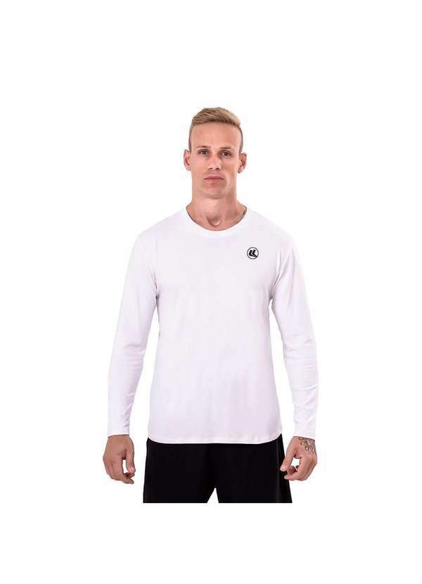 Esporte Legal - Camisa Esporte Legal Antiviral Manga Longa Masculina - Branco Branco