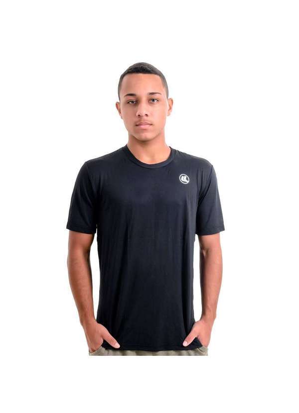 Esporte Legal - Camisa Esporte Legal Poliamida Lisa Uv45 Masculina Preto