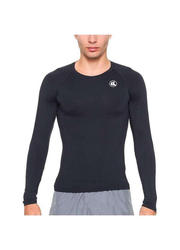 Esporte Legal - Camisa Esporte Legal Térmica Proteção Uv Masculina Plus Size Preto