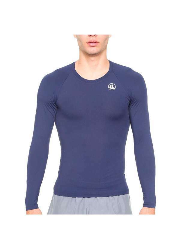 Esporte Legal - Camisa Esporte Legal Térmica Proteção Uv Masculina Plus Size Azul