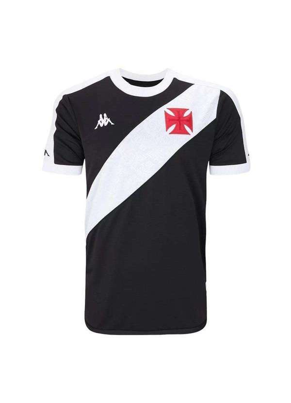 Kappa - Camisa Kappa Vasco da Gama I 2024/25 Masculina Preto