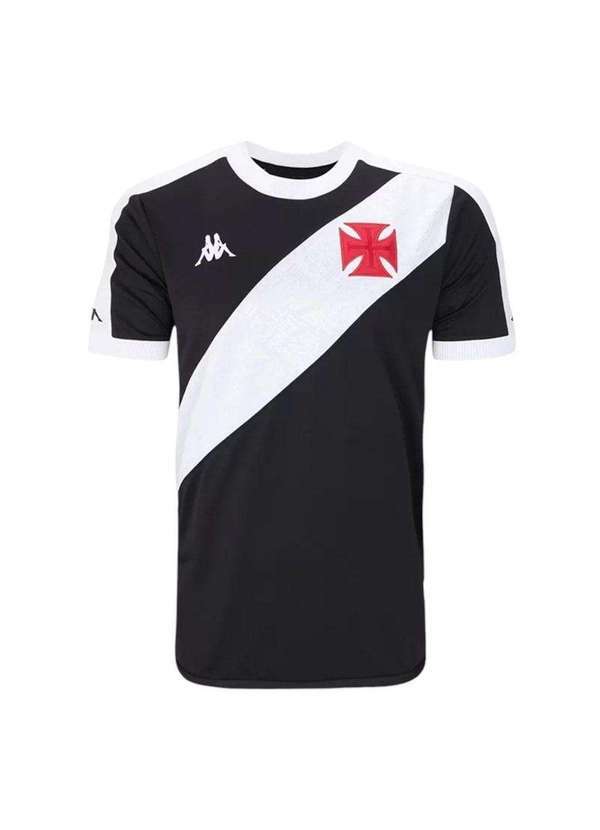 Kappa - Camisa Kappa Vasco da Gama I 2024/25 Masculina Preto