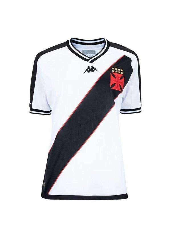Kappa - Camisa Kappa Vasco da Gama Ii 2024/25 Feminina - Branco