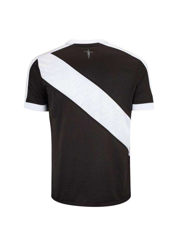 Kappa - Camisa Kappa Vasco Ii 2024/25 Plus Size Masculina Preto 2