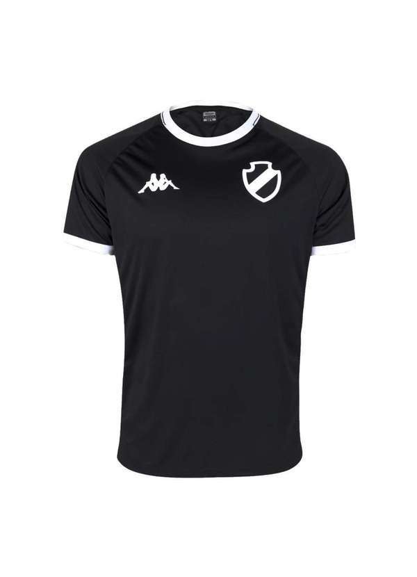 Kappa - Camisa Kappa Vasco Supporter Caravela Masculina - Preto